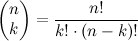 Binomial coefficient